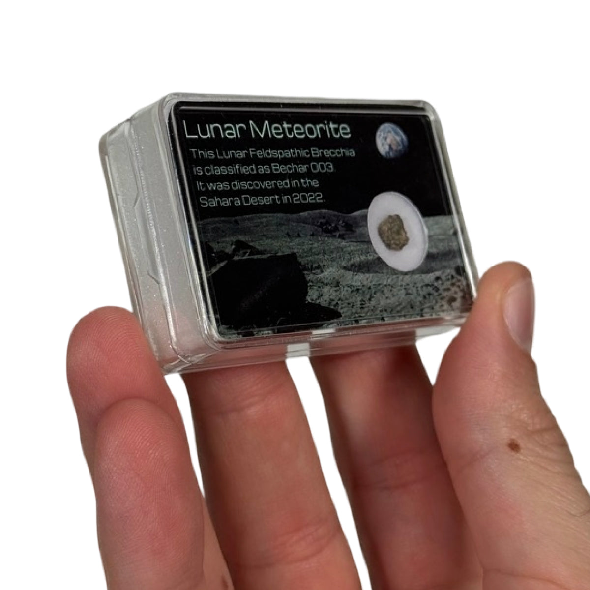 Lunar meteorite fragment (A) — Bechar 003, Algeria