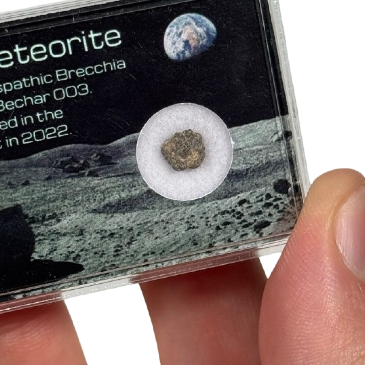 Lunar meteorite fragment (A) — Bechar 003, Algeria