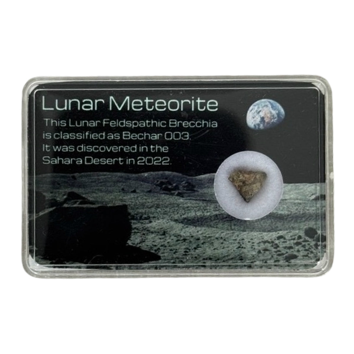 Lunar meteorite fragment (B) — Bechar 003, Algeria