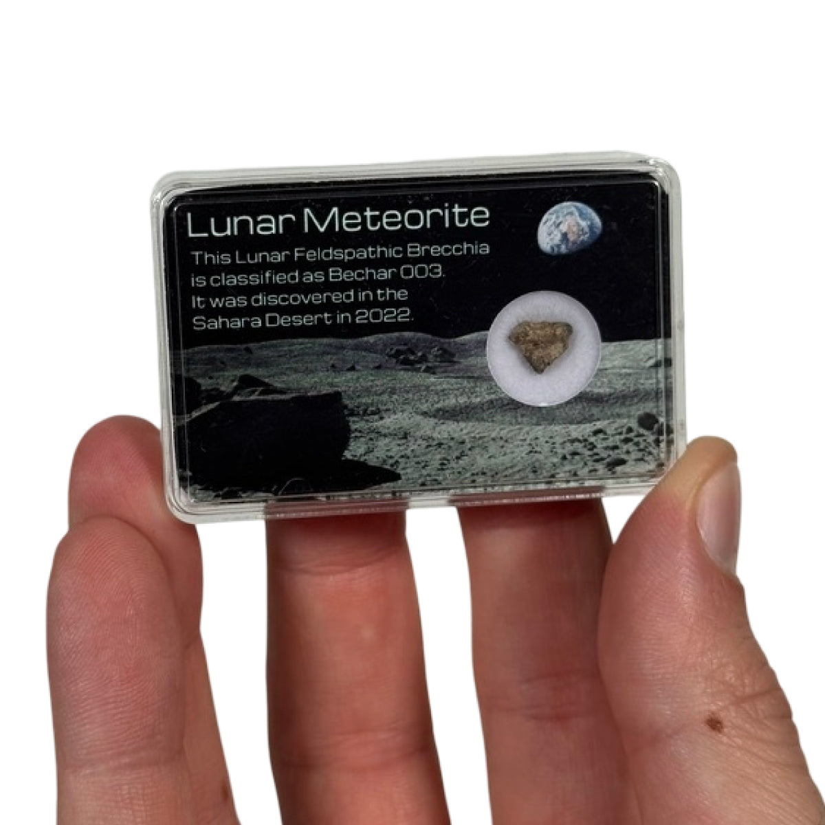 Lunar meteorite fragment (B) — Bechar 003, Algeria
