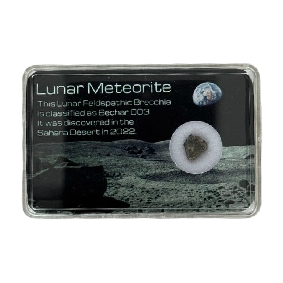 Lunar meteorite fragment (C) — Bechar 003, Algeria