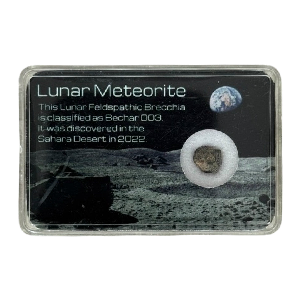 Lunar meteorite fragment (D) — Bechar 003, Algeria
