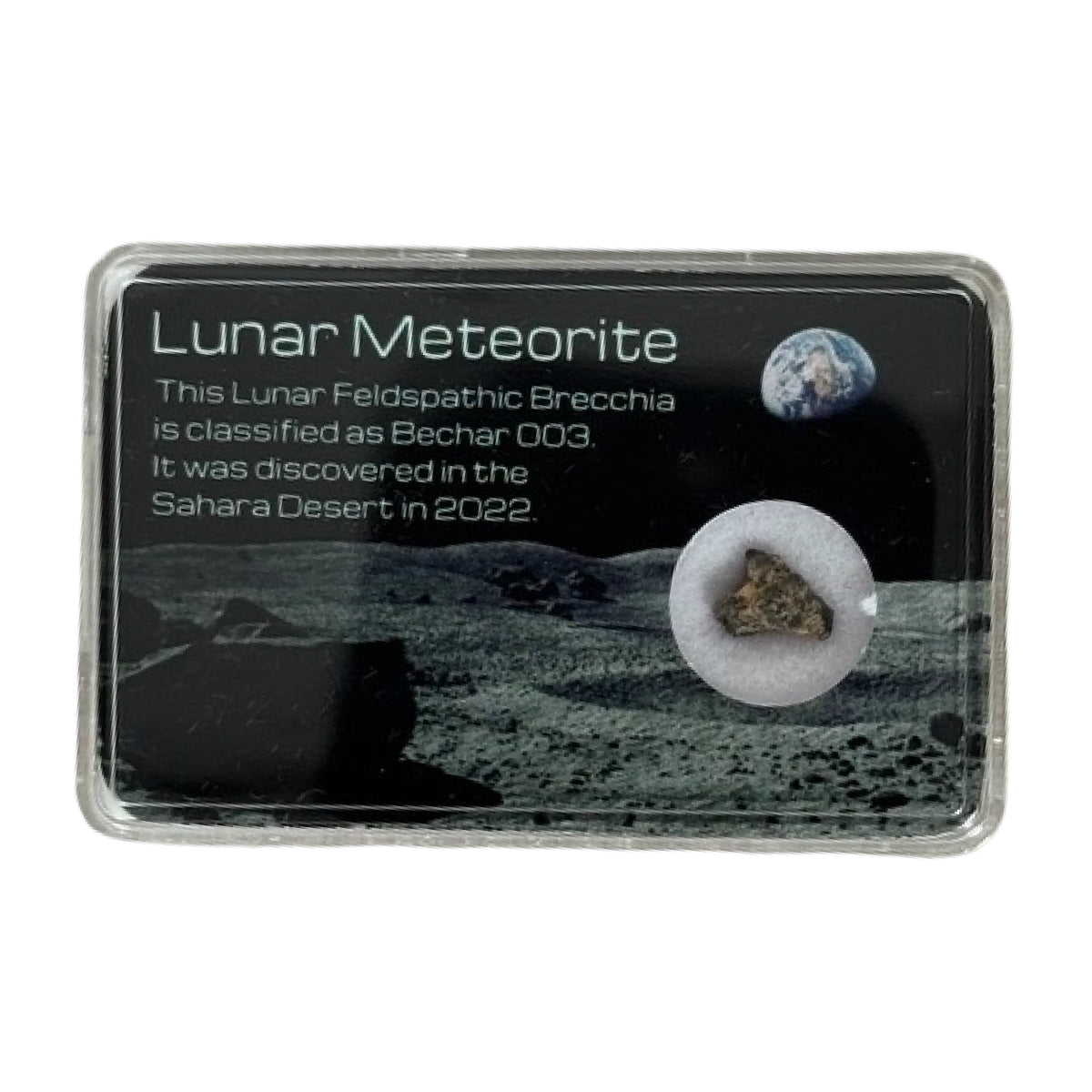 Lunar meteorite fragment (E) — Bechar 003, Algeria