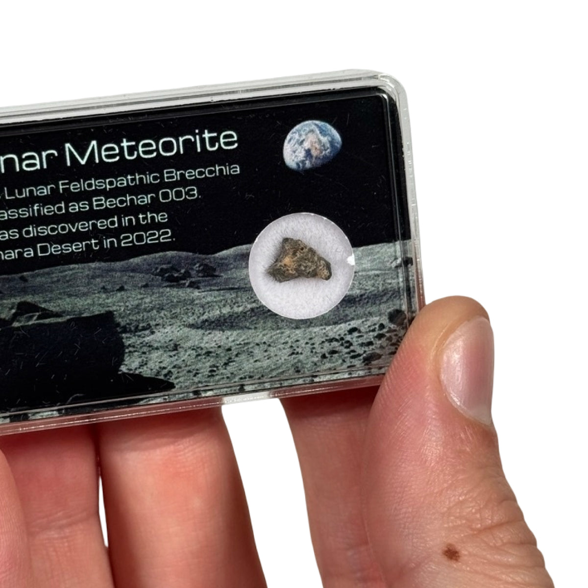 Lunar meteorite fragment (E) — Bechar 003, Algeria