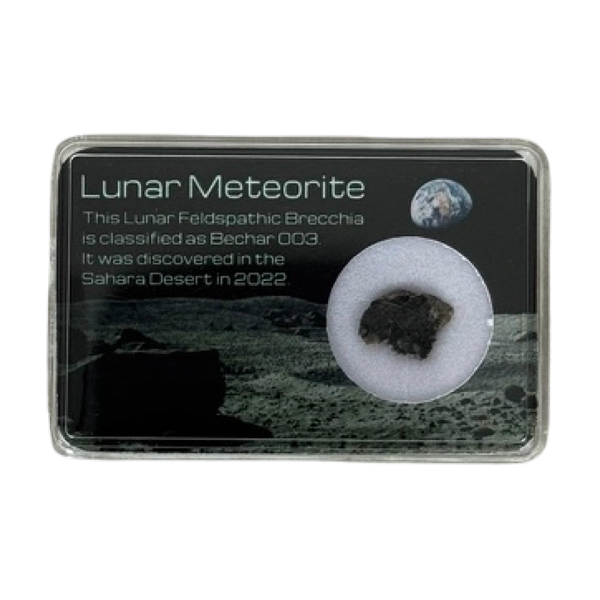 Lunar meteorite slice (A) — Bechar 003, Algeria