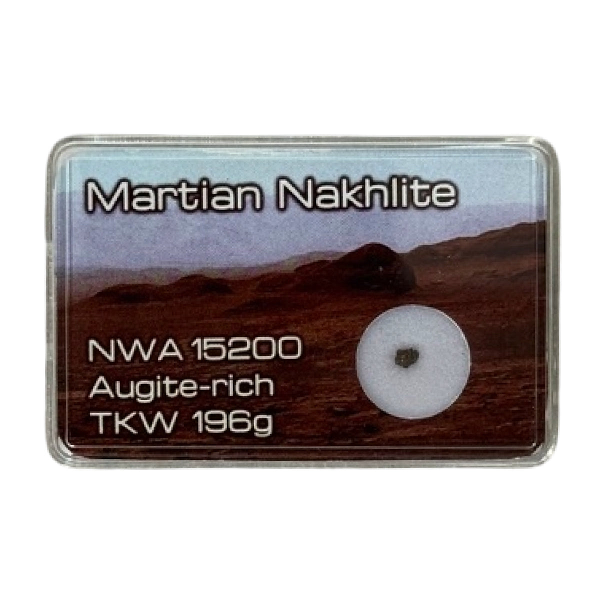 Martian meteorite fragment (D) — NWA 15200, Algeria