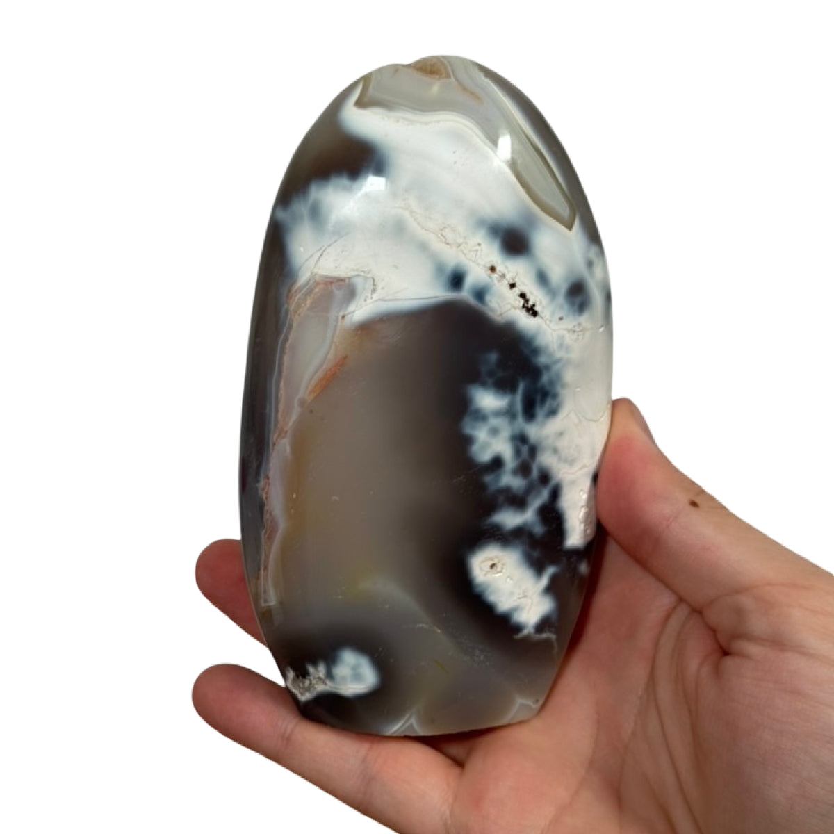 Orca agate freeform (A) — Madagascar