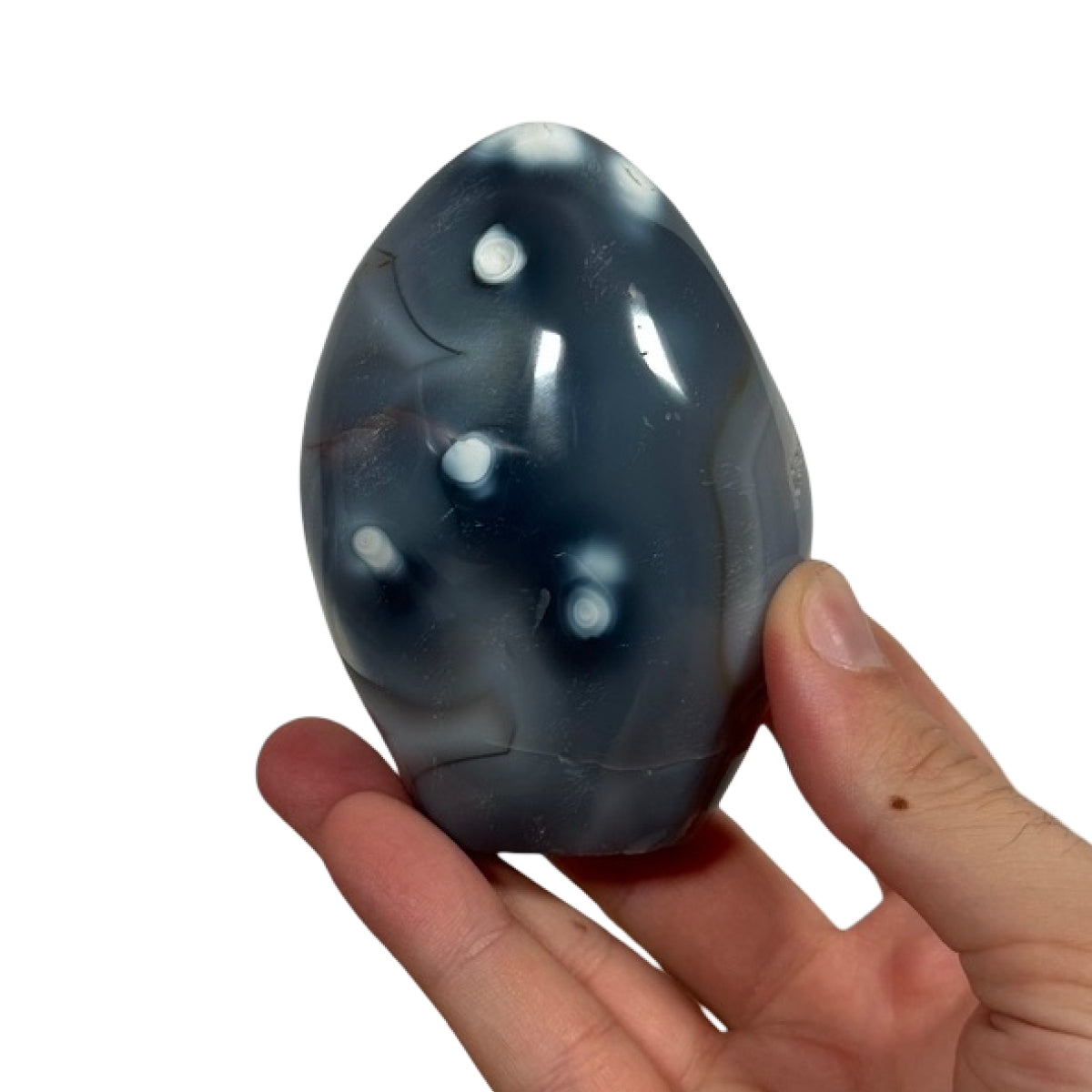 Orca agate freeform (C) — Madagascar
