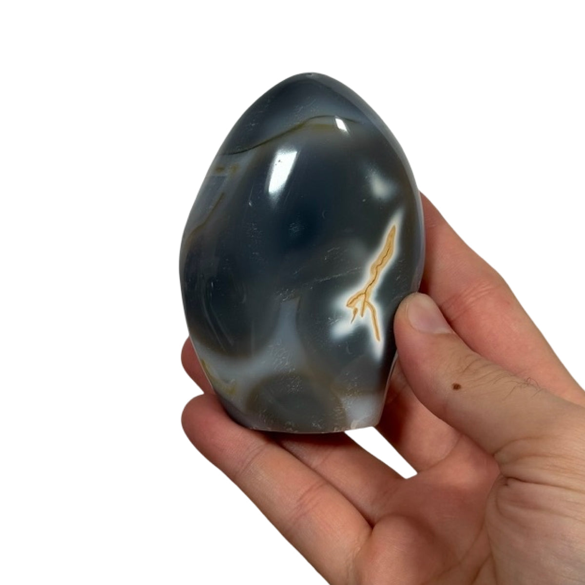 Orca agate freeform (C) — Madagascar