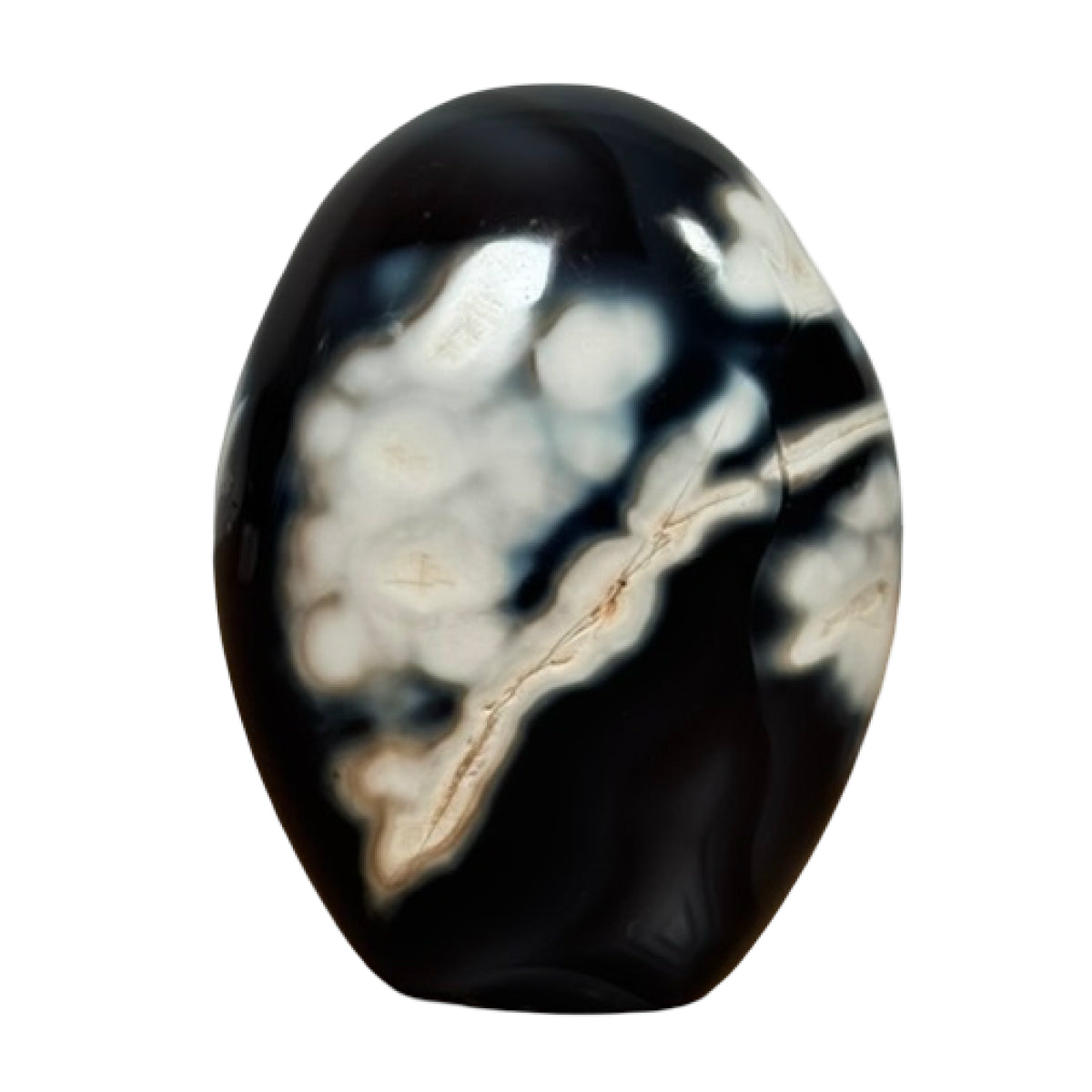 Orca agate freeform (D) — Madagascar