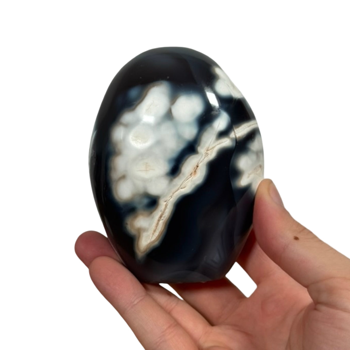 Orca agate freeform (D) — Madagascar