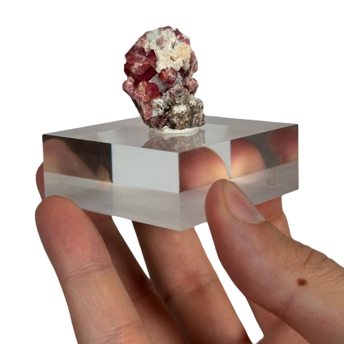 Grossular garnet cluster (C) — natural, Mexico