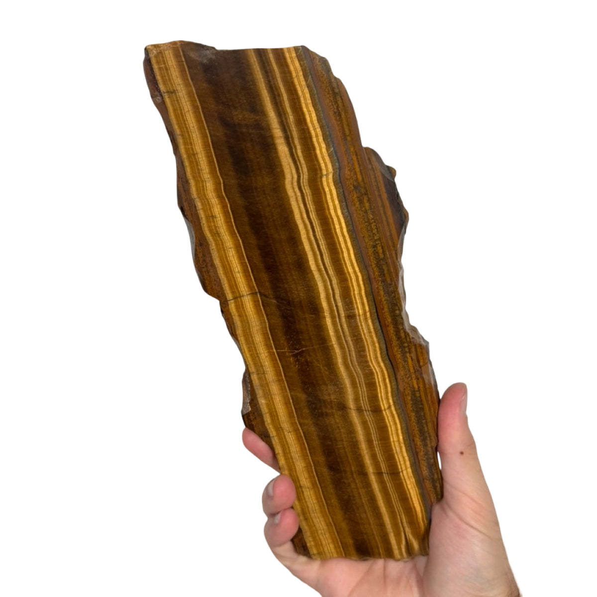 Tiger's eye slab (A) — natural, South Africa