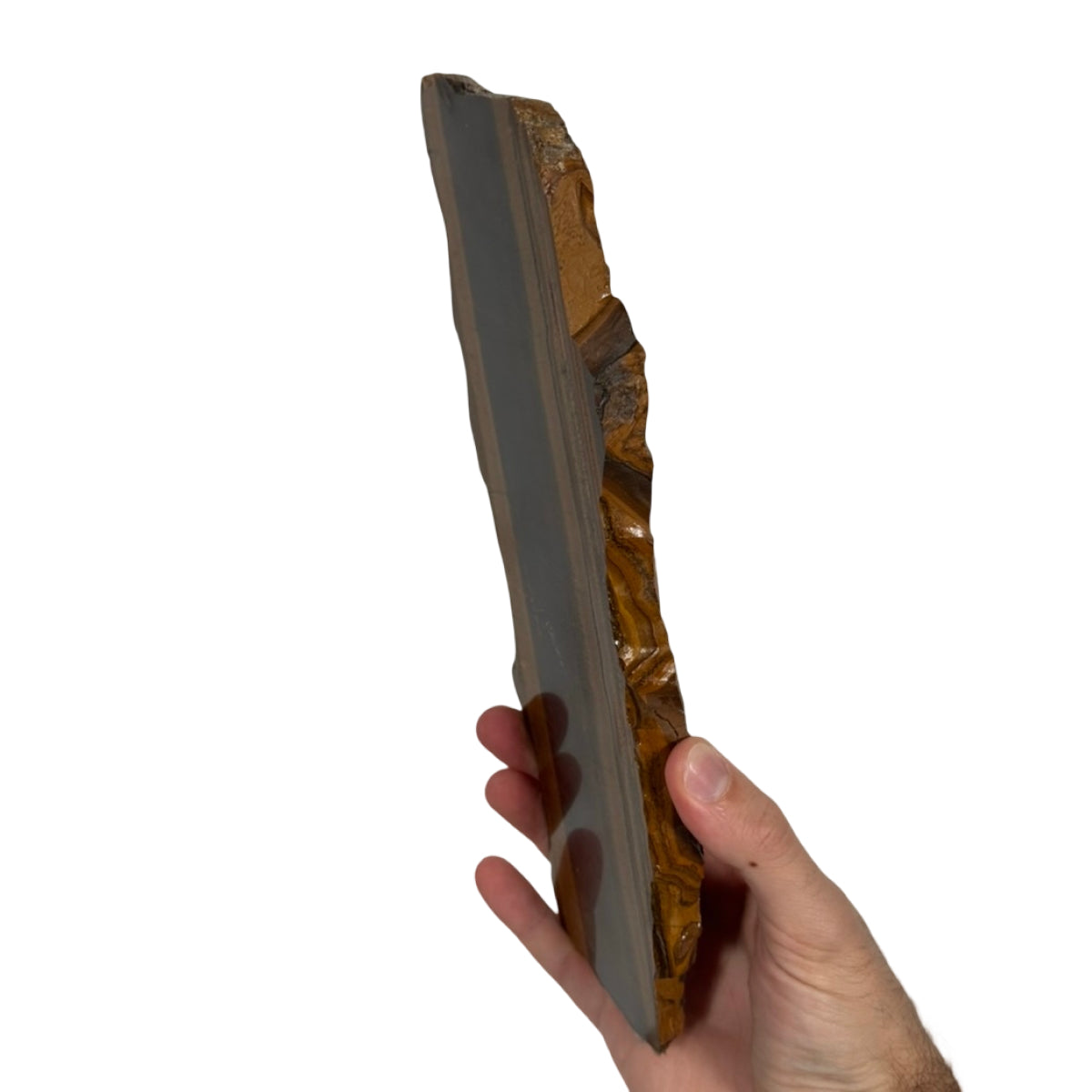 Tiger's eye slab (A) — natural, South Africa