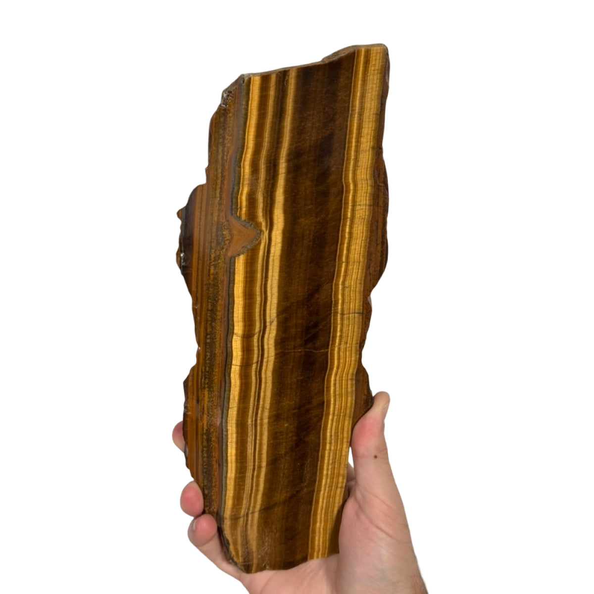 Tiger's eye slab (A) — natural, South Africa