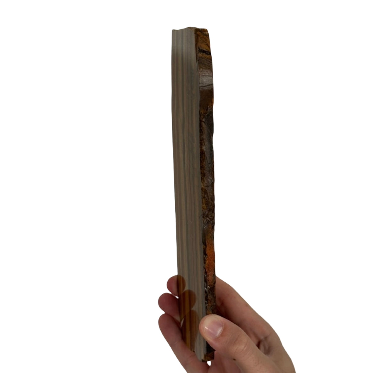 Tiger's eye slab (B) — natural, South Africa