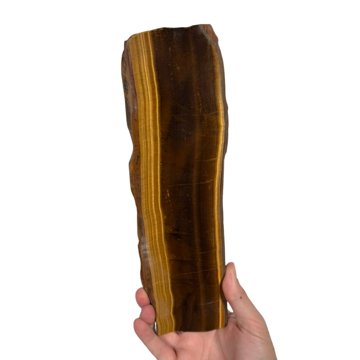 Tiger's eye slab (C) — natural, South Africa