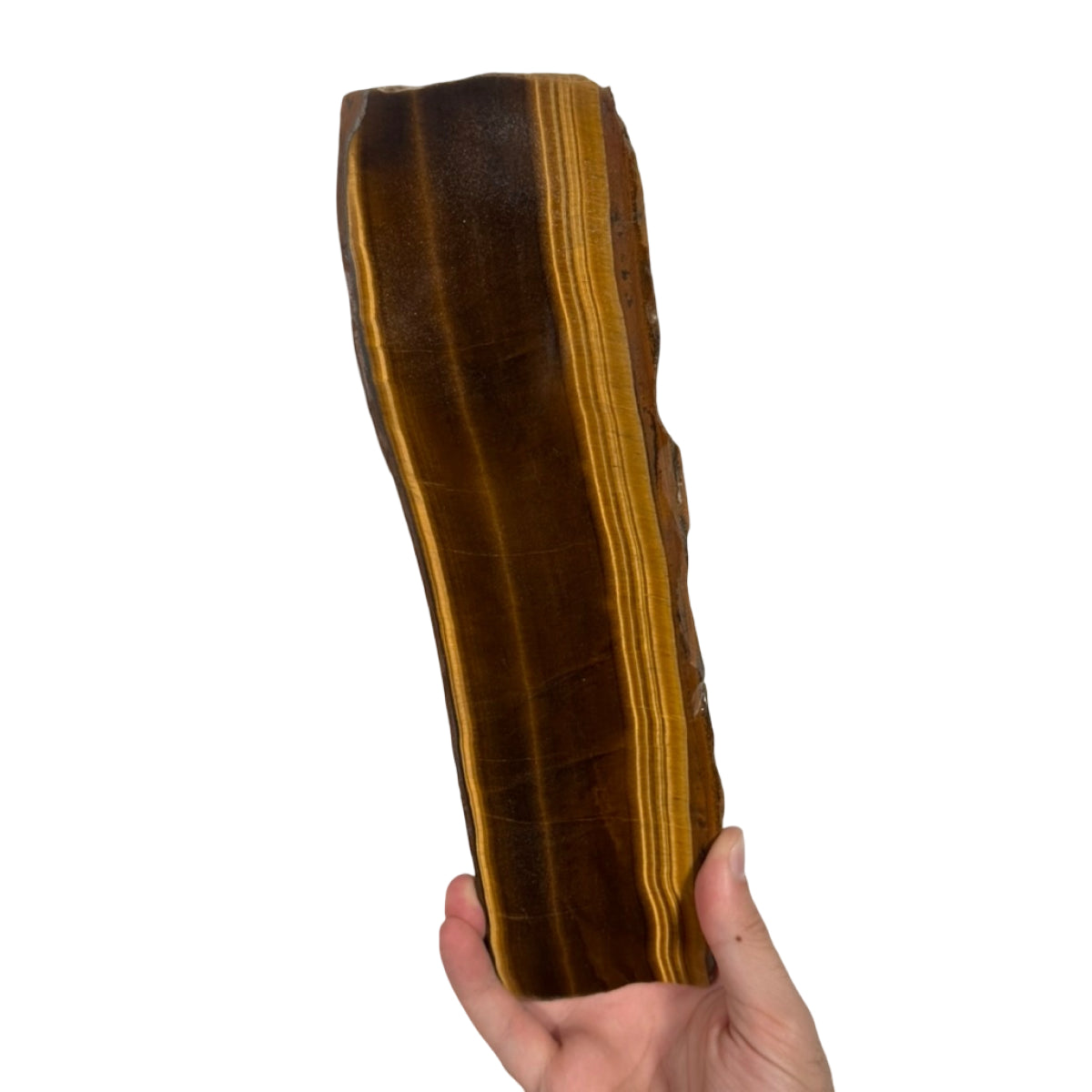 Tiger's eye slab (C) — natural, South Africa